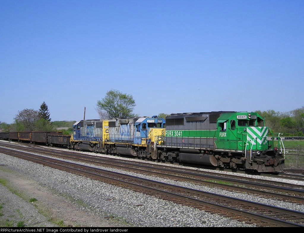FURX 3041 On CSX Y 102 At New River Yard